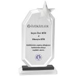 ODAK KUPA - Cam Plaketler - CM-008 C - 12x23 cm