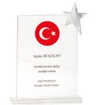 ODAK KUPA - Cam Plaketler - CM-012 B - 18x23 cm