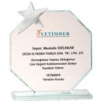 ODAK KUPA - Cam Plaketler - CM-014 B - 18x21 cm