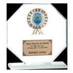 ODAK KUPA - Cam Plaketler - CM-018 A - 18x19 cm