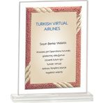 ODAK KUPA - Cam Plaketler - CM-040-M B - 18x21 cm