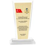 ODAK KUPA - Cam Plaketler - CM-045 A - 12x22 cm