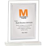 ODAK KUPA - Cam Plaketler - CM-083-M B - 18x21 cm