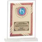 ODAK KUPA - Cam Plaketler - CM-085 A - 18x21 cm