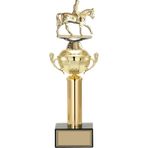 Odak Kupa - Figürlü Kupalar - At / Binici Figürlü Kupalar Fg-048 B - 40 Cm
