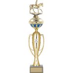 Odak Kupa - Figürlü Kupalar - At / Binici Figürlü Kupalar Fg-074 A - 53 Cm