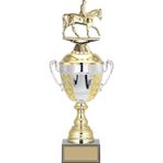 Odak Kupa - Figürlü Kupalar - At / Binici Figürlü Kupalar Fg-087 C - 43 Cm