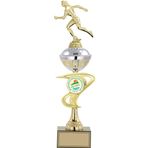Odak Kupa - Figürlü Kupalar - Atletizm Kadın Figürlü Kupalar Fg-065 C - 45 Cm