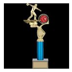 Odak Kupa - Figürlü Kupalar - Bowling Erkek Figürlü Kupalar Fg-017 A - 40 Cm