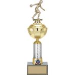 Odak Kupa - Figürlü Kupalar - Bowling Kadın Figürlü Kupalar Fg-057 C - 40 Cm