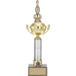 Odak Kupa - Figürlü Kupalar - Bowling / Labut Figürlü Kupalar Fg-058 A - 43 Cm