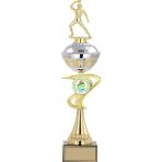 Odak Kupa - Figürlü Kupalar - Masa Tenisi Erkek Figürlü Kupalar Fg-065 A - 48 Cm