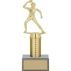 Odak Kupa - Figürlü Kupalar - Masa Tenisi Kadın Figürlü Kupalar Fg-007 C - 24 Cm