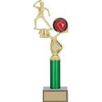 Odak Kupa - Figürlü Kupalar - Masa Tenisi Kadın Figürlü Kupalar Fg-018 A - 39 Cm