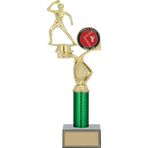 Odak Kupa - Figürlü Kupalar - Masa Tenisi Kadın Figürlü Kupalar Fg-018 B - 36 Cm
