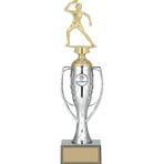 Odak Kupa - Figürlü Kupalar - Masa Tenisi Kadın Figürlü Kupalar Fg-025 B - 36 Cm