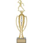 Odak Kupa - Figürlü Kupalar - Masa Tenisi Kadın Figürlü Kupalar Fg-026 A - 43 Cm