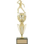 Odak Kupa - Figürlü Kupalar - Masa Tenisi Kadın Figürlü Kupalar Fg-044 C - 37 Cm