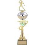 Odak Kupa - Figürlü Kupalar - Masa Tenisi Kadın Figürlü Kupalar Fg-065 A - 48 Cm