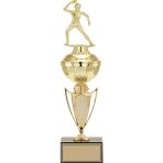 Odak Kupa - Figürlü Kupalar - Masa Tenisi Kadın Figürlü Kupalar Fg-067 C - 40 Cm