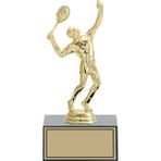 Odak Kupa - Figürlü Kupalar - Tenis Erkek Figürlü Kupalar Fg-001 C - 19 Cm