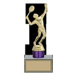 Odak Kupa - Figürlü Kupalar - Tenis Erkek Figürlü Kupalar Fg-002 C - 22 Cm