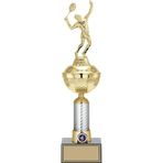 Odak Kupa - Figürlü Kupalar - Tenis Erkek Figürlü Kupalar Fg-057 C - 42 Cm