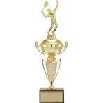 Odak Kupa - Figürlü Kupalar - Tenis Erkek Figürlü Kupalar Fg-068 C - 42 Cm