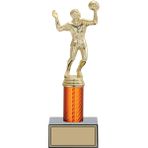 Odak Kupa - Figürlü Kupalar - Voleybol Erkek Figürlü Kupalar Fg-003 A - 26 Cm