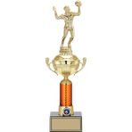 Odak Kupa - Figürlü Kupalar - Voleybol Erkek Figürlü Kupalar Fg-056 C - 41 Cm