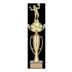Odak Kupa - Figürlü Kupalar - Voleybol Kadın Figürlü Kupalar Fg-072 C - 49 Cm