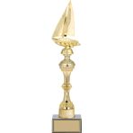 ODAK KUPA - Figürlü Kupalar - Yelken Figürlü Kupalar FG-031 C - 42 cm