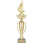 ODAK KUPA - Figürlü Kupalar - Yelken Figürlü Kupalar FG-072 B - 53 cm