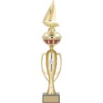 Odak Kupa - Figürlü Kupalar - Yelken Figürlü Kupalar Fg-073 A - 57 Cm