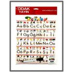 Odak Yayın Alfabe Kartı Kalemli A4