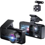 Oddities Araç Içi Kamera Ön ve Arka, 1080P Sürüş Kaydedici Kamera, G-Sensörü, Park Monitörü, 64G Sd Kart ile Döngü Kayıt (Yurt Dışından)