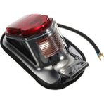 Oddities Evrensel Motosiklet Kuyruk Ampul Montaj Plakası Dönüş Sinyali Arka Kuyruk Fren Stop Lambası Choppers Cruiser Klasik (Yurt Dışından) - Siyah