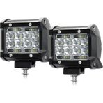 Oddities LED Işık Çubuğu, LED Işık Pod'ları 4 Inç 60W 6000LM LED Kamyon Çalışma Işıkları Spot Işıkları Tekne Pikap Atv Utv Rv Için LED Pod'lar (Yurt Dışından) - Siyah