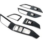 Oddities Nissan Rogue X-Trail x Trail T33 2021 2022 Araba Pencere Kaldırma Anahtarı Paneli Kapak Trim Dekor Çerçeve Etiket Aksesuarları (Yurt Dışından) - Siyah