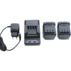 Oddity Toua Fixpro GSN40 / GFN3490CH / GSN50 / DCG72D-600 Batarya 2 Adet + Şarj Cihazı Set Betona Gazlı Çivi Çakma Tabancası