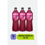 ODDLY Hibiskus & Böğürtlen 3x1 Litre Kalorisiz Soğuk Çay Şeker İlavesiz Ferahlatıcı İçecek