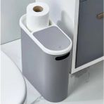 Odea 10 Lt Kapasiteli Dar Alanlar Için Plastik Çöp Kovası, Antrasit