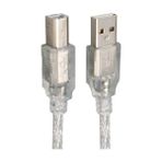 Odea 1,5 Metre Uzunlukta Şeffaf USB Yazıcı Kablosu