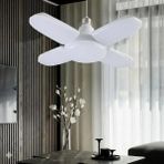 Odea 30 Watt 4 Kollu Pervane LED Ampul, Katlanabilir Tavan Lambası ile Enerji Tasarrufu