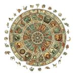 Odea Ahşap Puzzle - Antik Zodyak Çarkı, 252 Parça, 29 x 29 Cm, Yapıştırıcı Folyo Dahil