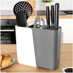 Odea Ayarlanabilir Sürgülü Kaşıklık ve Bıçaklık Organizer, 2-3 Bölmeli, Gri
