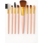 Odea Busstier 8 Adet Makyaj Fırça Seti Profesyonel Fondöten Pudra Allık Far Kaş Eyeliner Fırçası Yumuşak Kıllı Günlük ve Profesyonel Kullanım Için Komple Makeup Brush Set