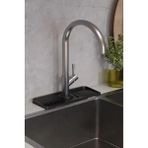 Odea Elastik Silikon Musluk Matı - Mutfak ve Banyo Için Su Tutucu
