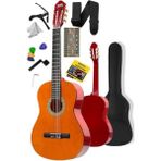 Odea Sap Ayarlı 4/4 Boy Doğal Renk Klasik Gitar, Tam Set