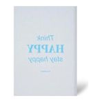 Odea Süresiz Planlayıcı Ajanda Defter - 15X21 Cm, Keten Kaplama, Mavi Renk - 41 Delft Blue
